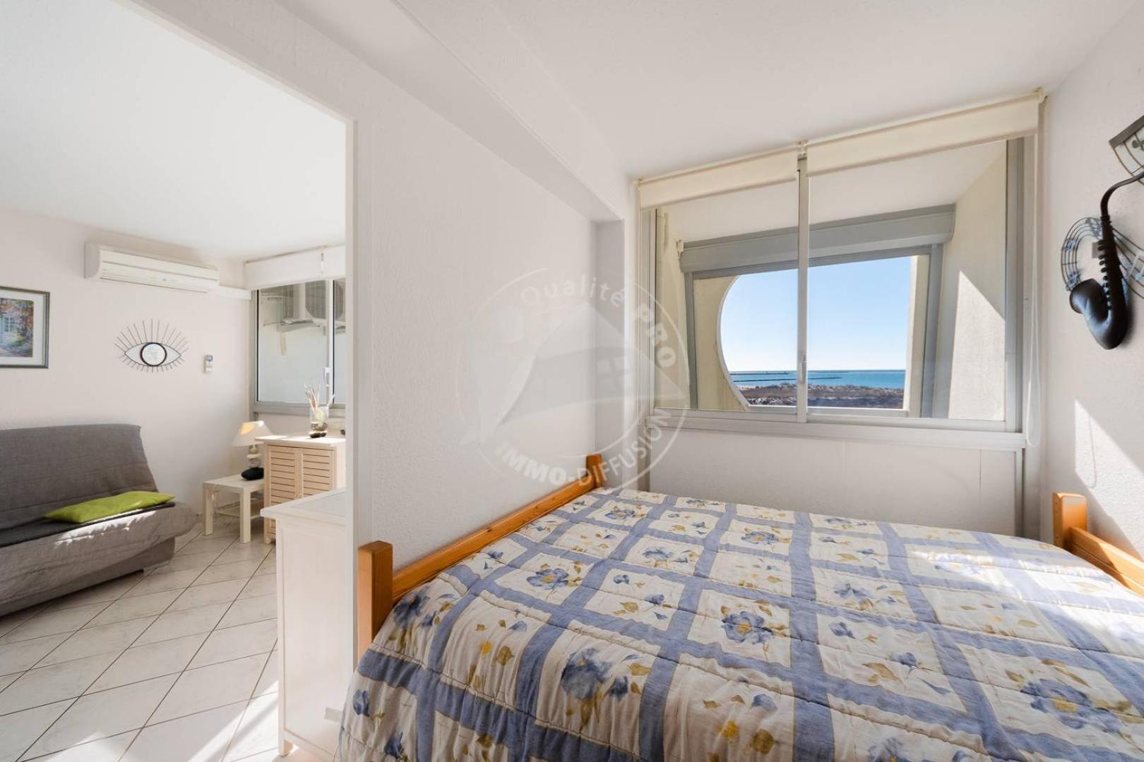 As21522 - P2 climatisé avec belle vue sur la Mer avec piscine et parking privé Le Grau-du-Roi Exterior foto